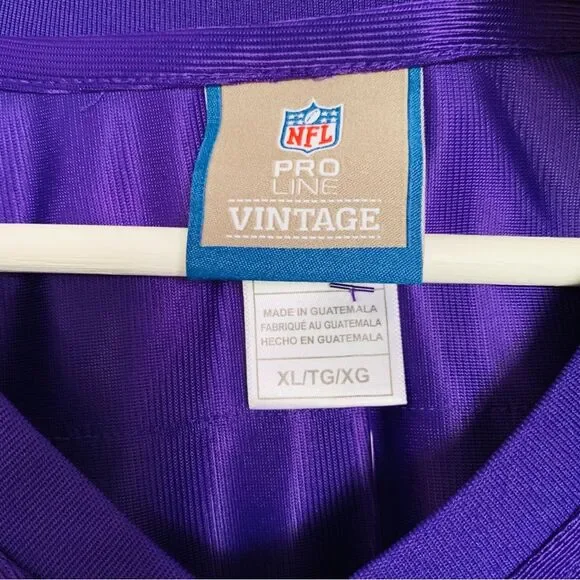 NFL Vintage Team Jersey - Minnesota Vikings Plain Football JerseySize: XL